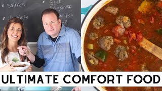Keto Meatball Soup {Paleo} Keto Meatball Soup