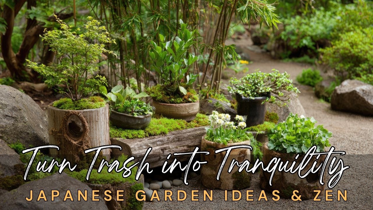 🎍 Turn Trash into Tranquility: Upcycled Japanese Garden Ideas & Zen Garden Oasis