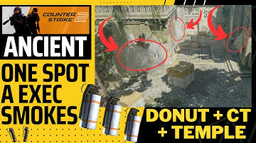CS2 Ancient | One Spot A Exec | Temple, Donut & CT Smokes