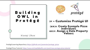 Build Ontology in Protege (pizza.owl) - 29 Customize Protege UI ex28 ex29