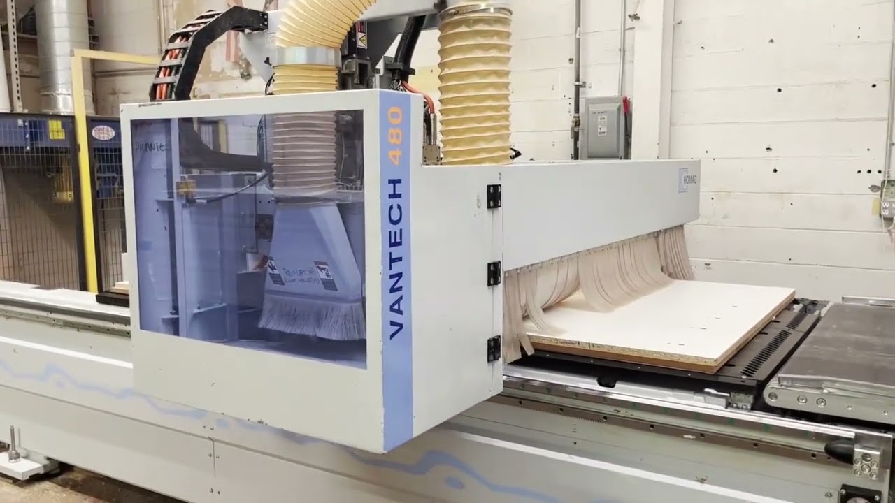 Homag Vantech 480 V12 Pro CNC Router with Pushoff, image size:1280x720