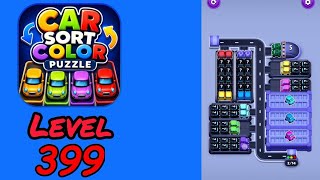 Car Sort Color Puzzle Level 399 Walkthrough