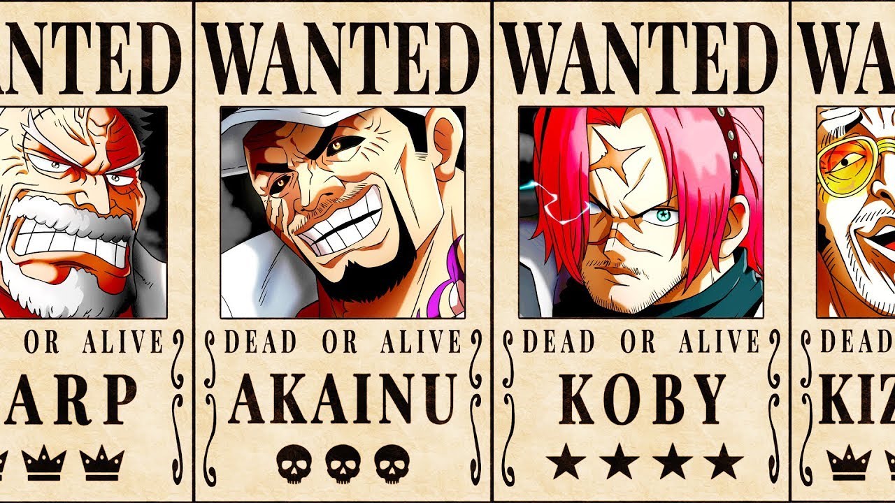 STRAW HATS BOUNTIES, ONE PIECE 1058, MIHAWK AND CROCODILE BOUNTIES, BUGGY BOUNTY