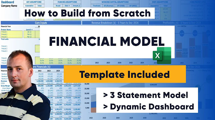 !How to Build a Dynamic 3 Statement Financial Model in Excel from Scratch