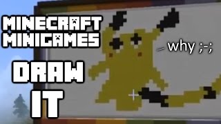 BEAUTIFUL DRAWINGS | Draw It | Minecraft Minigames #1