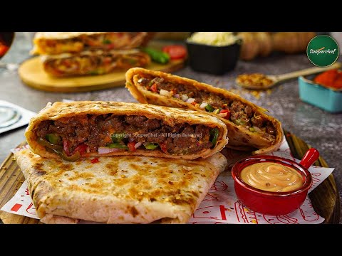 Keema Crunchwrap Recipe by SooperChef | Bakra Eid Special Recipes