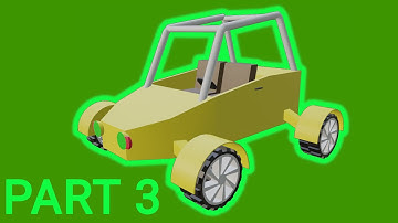 Texturing the vehicle model in Blender | [Part 3] Low poly vehicle for UE4