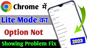 chrome browser lite mode option not showing | how to enable lite mode data saver option in chrome