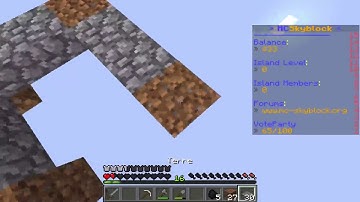 Minecraft Skyblock Timelapse part 1