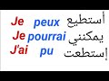 La conjugaison du verbe pouvoir au présent, au passé composé et au futur