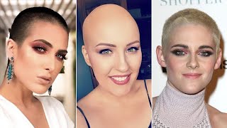 Bald Girl Headshave Razor Female Headshave Latest Women Headshave Pixie Cut Vibes