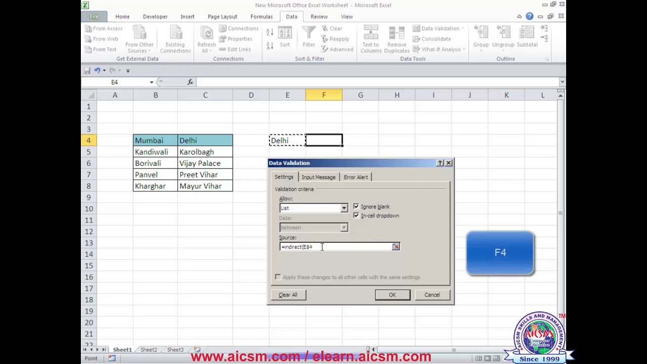 81 Dependent Dropdown List - YouTube