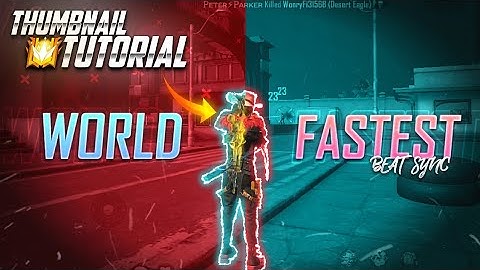 How To Make Free Fire Montage Thumbnail Like Kaushik Is Live|Free Fire Montage Thumbnail Tutorial