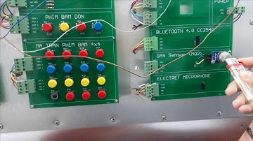 Đo nồng độ khí gas, hiển thị nồng độ lên LCD cảnh báo bằng còi - Trần Thị Thúy, Nguyễn Thị Lệ Thủy