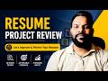 Resume Review Live | Fix These Mistakes Before Applying for Jobs