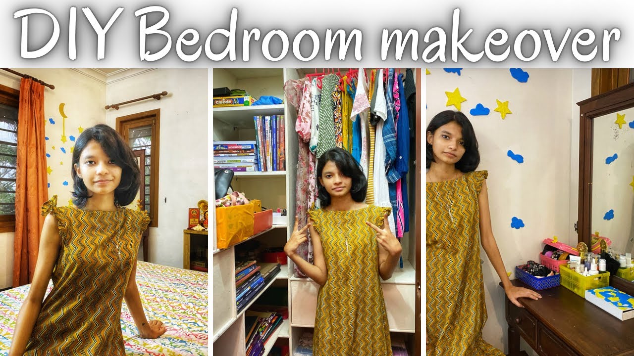 Bedroom Makeover malayalam DIY Room Organization Makeover,Storage