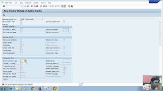 sap sd creating sales document type