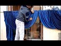عمل موديل ستارة على مواسير بفنش احترافى وسهل جدا2 How To Make A Curtain On Pipes Professionally 