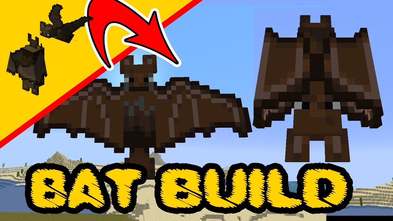 Minecraft Bat Bat Build Bat Statue Ps4 Xbox Pc Pocket Edition Switch Youtube