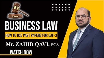 HOW TO USE PAST PAPERS FOR CAF-03