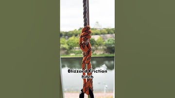 Blizzard friction hitch #rope #climbing #knotting #outdoors #knotskill