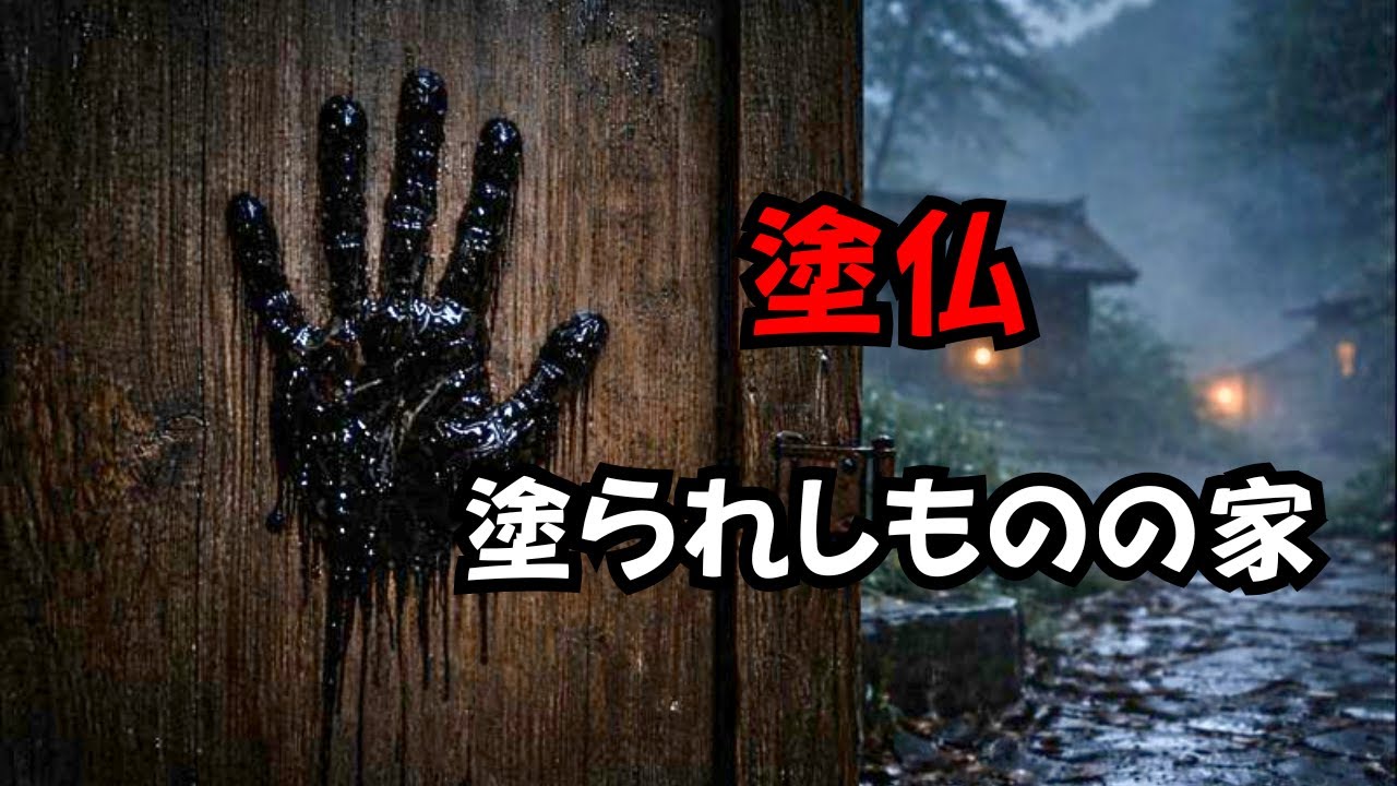 【怪談】塗仏の手形が戸に…その村で起きた呪われた記憶