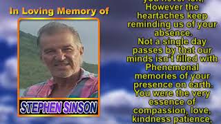 Stephen Sinson memorial 1
