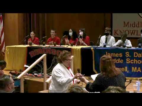 Lowell Public Schools Middle School Knowledge Bowl | Final Round | March 2022