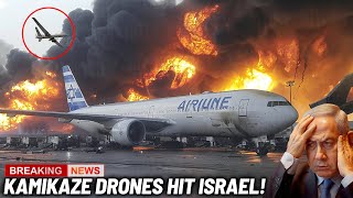 Iraqi Resistance JUST BLOW UP Israel's Largest Airport With Massive Chinese Killer Drone