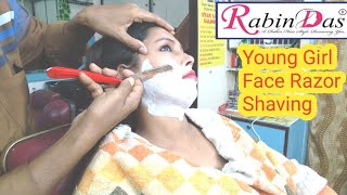Young Girl Face Razor Shaving Ii Rabin Das Star Howrah Ii Plz Subscribe &Share