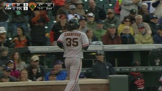 SF@COL: Giants plate third run on throwing error