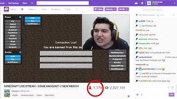 I found this Twitch streamer HACKING AGAIN on my Minecraft server LIVE..