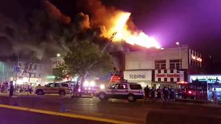 Passaic NJ Fire Department Battling 7th Alarm Fire (Main St) 7-23-17 P-1