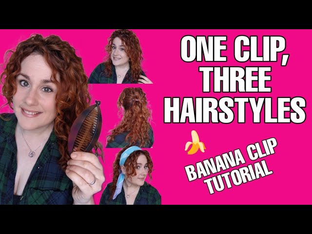 HairZing - 3 Banana Clip Styles You Can Master Easily (Even with Thick  Curly Hair) Watch out ladies, the banana hair clip is back in a whole new  way. Banana Clips were