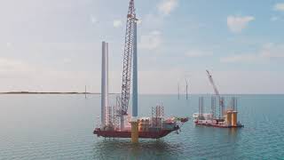 How offshore wind turbines are installed