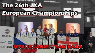 The 26th JKA European Championship - Senior Ladies Team Kata Finals