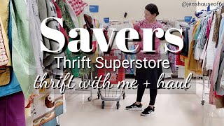 I Shopped For Hours!  Savers Thrift Store Shop With Me + Haul #savers #thrifthaul #thriftwithme