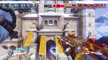 Overwatch - Winston - SEXTUPLE KILL