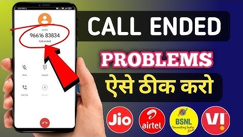How to Solve Call Ended Problem in Jio Sim 2024 | Jio Calling Not Working Problem 2024