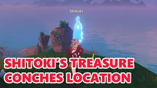 Conches Location To Find Shitokis Treasure Illusion Of Tsurumi Island Genshin Impact 22