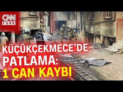 SON DAKİKA!🚨 Küçükçekmece'de binada doğalgaz patlaması! 1 kişi hayatını kaybetti | #Haber