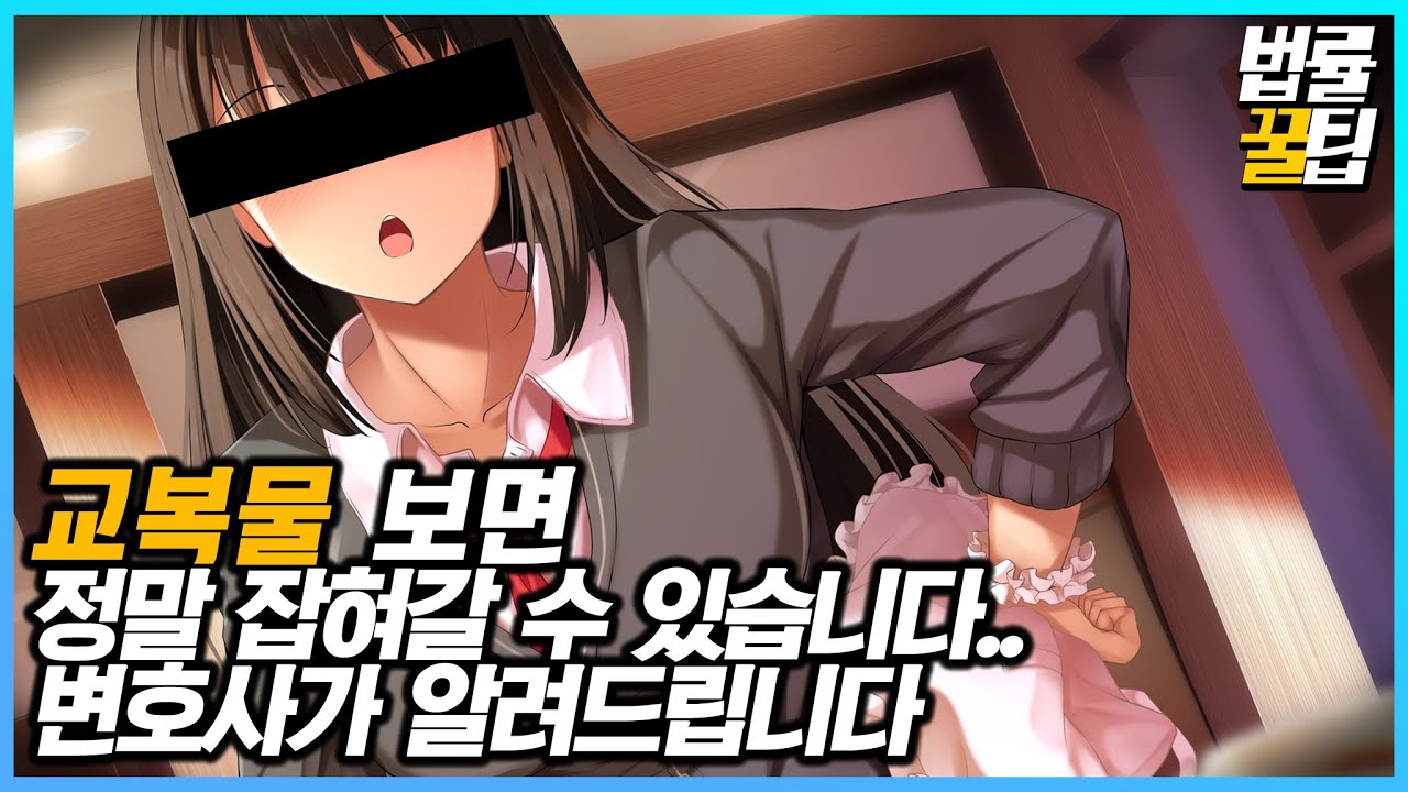 애니메이션에 등장하는 인물의 나이에 따라 적용되는 법률이 바뀐다면? - 법률꿀팁128