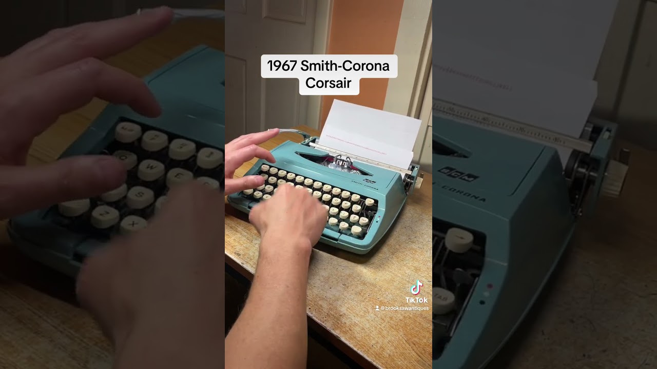 How to use all functions on a 1967 Smith-Corona Corsair vintage