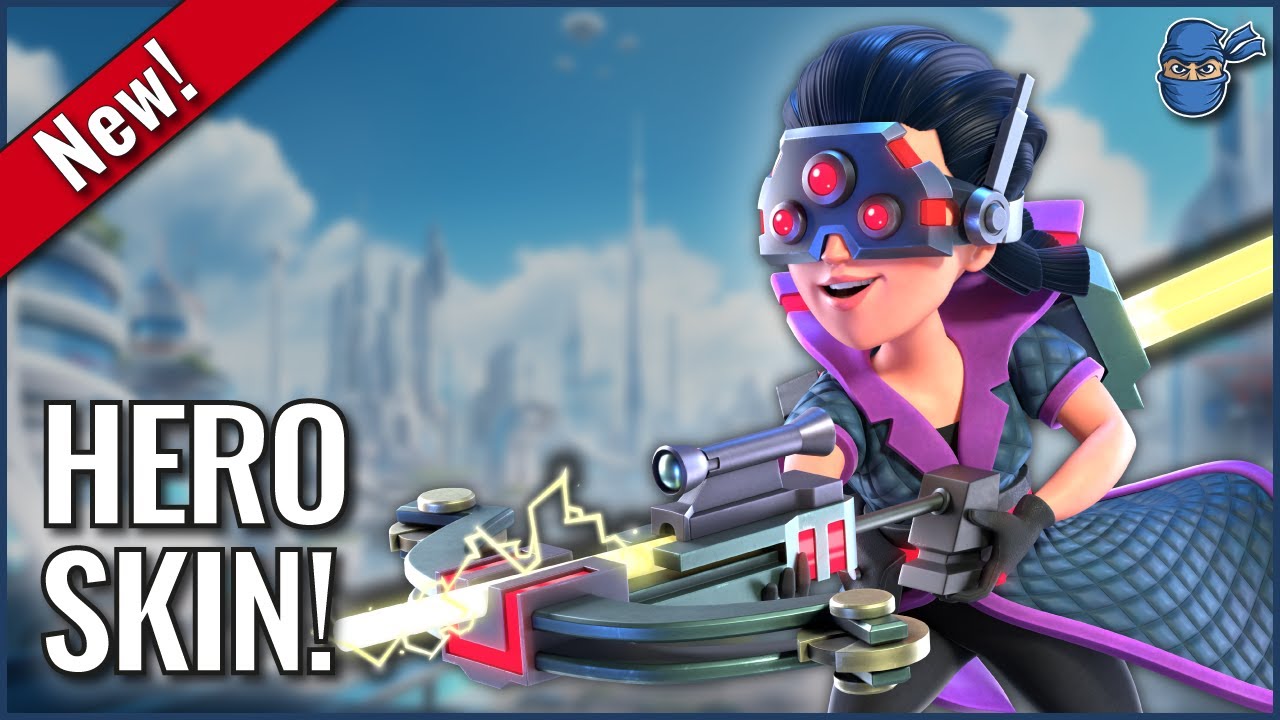 New Future Queen Hero Skin - August 2023 | Clash of Clans