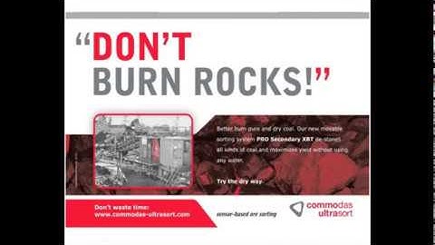 TOMRA Sorting Mining - Commodas Ultrasort Leader In Ore Mineral Processing.