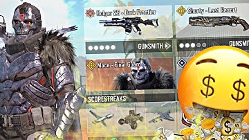 MOST EXPENSIVE COD MOBILE LOADOUT 😍 1000$