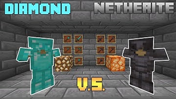 DIAMOND VS. NETHERITE | Which is Better?