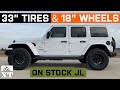 Stock JL Wrangler | 33x11.5R18 | 18x9 Wheels - W&T Fitment