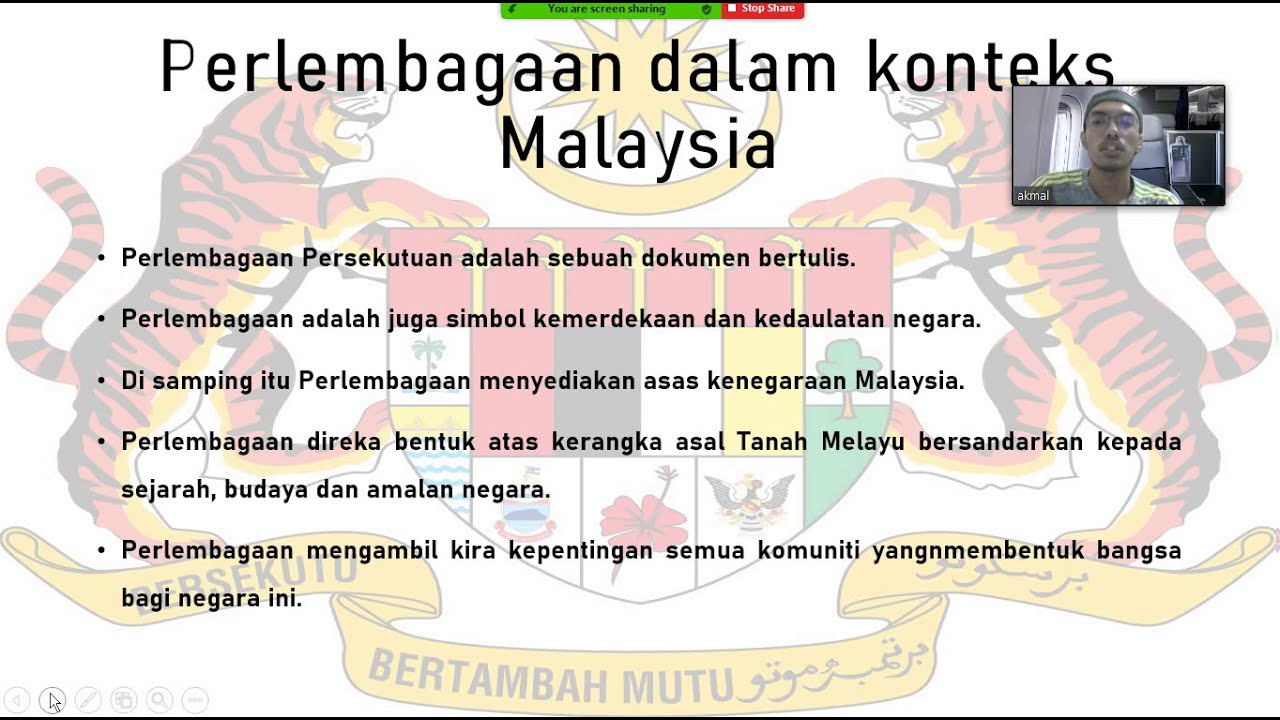 Malaysia perlembagaan Nota Ringkas
