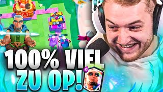 😍😨ICH CHECKE nix MEHR! | GEISTESKRANKER SUPER Magic ARCHER! - Clash Royale F2P Challenge!